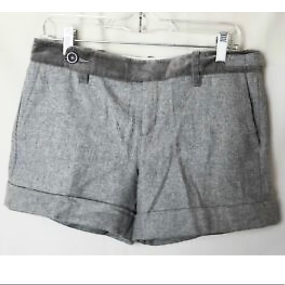 Anthro Paper Boy Shorts Grey Gray 6 NWT - Picture 4 of 6